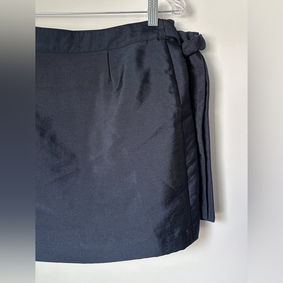 Scotch & Soda Wrap Zip Mini Skirt Navy Blue XS - Picture 6 of 9
